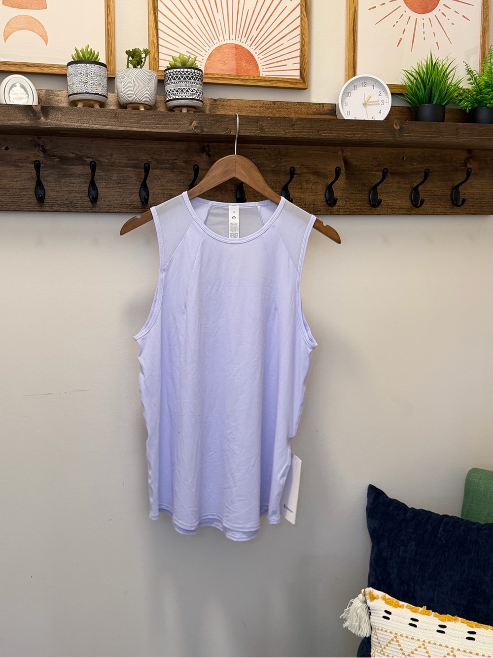 NWT lululemon Sculpt Tank, Size 10, Color SRNB
